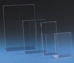 Stojak reklamowy pleksi PL - różne formaty