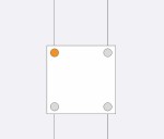 Uchwyt AIR1120 do pionowego mocowania tabliczek (1szt.)