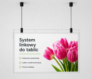 Czarne zawiesie do tablic  AIR1103BLACK (1szt.)