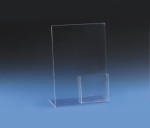Akrylowy stojak A4 + kieszeń A6