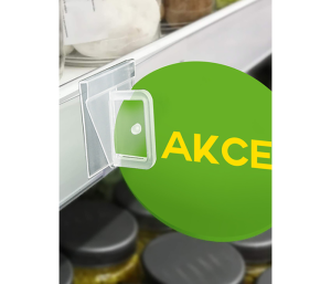 Wsuwany uchwyt do listwy cenowej PT5201 (100szt.)